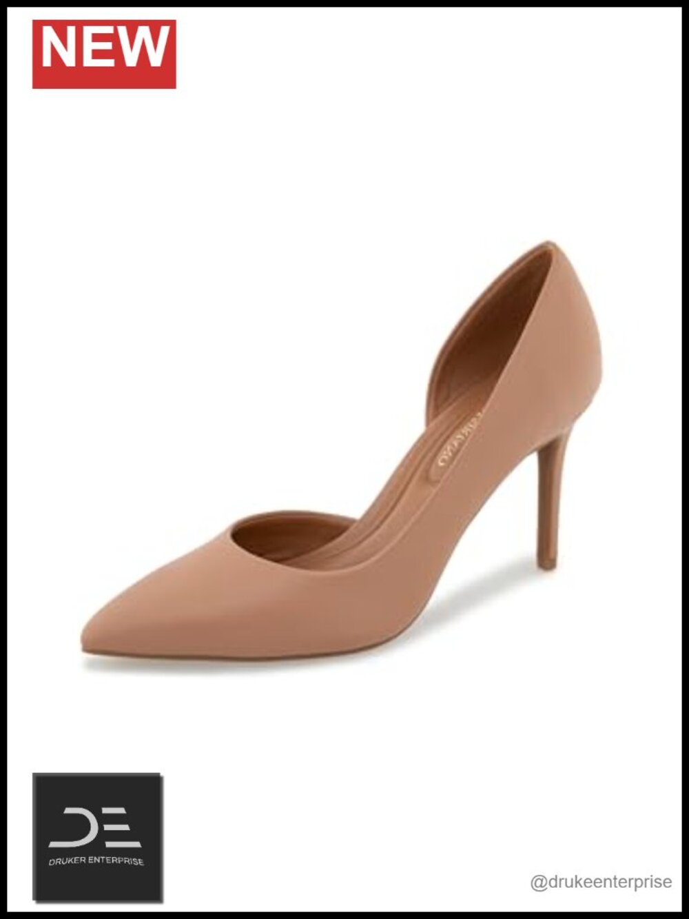 Faux Leather Stiletto Heel Pointed Toe Pump Shoes